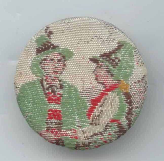 Fabric, Stevengraph, Thread back