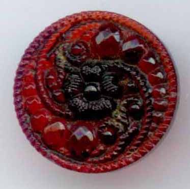 Ruby Glass, Lacy Plant-053