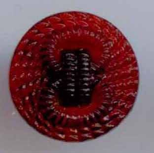 Imitation Sew-Thru Ruby Glass