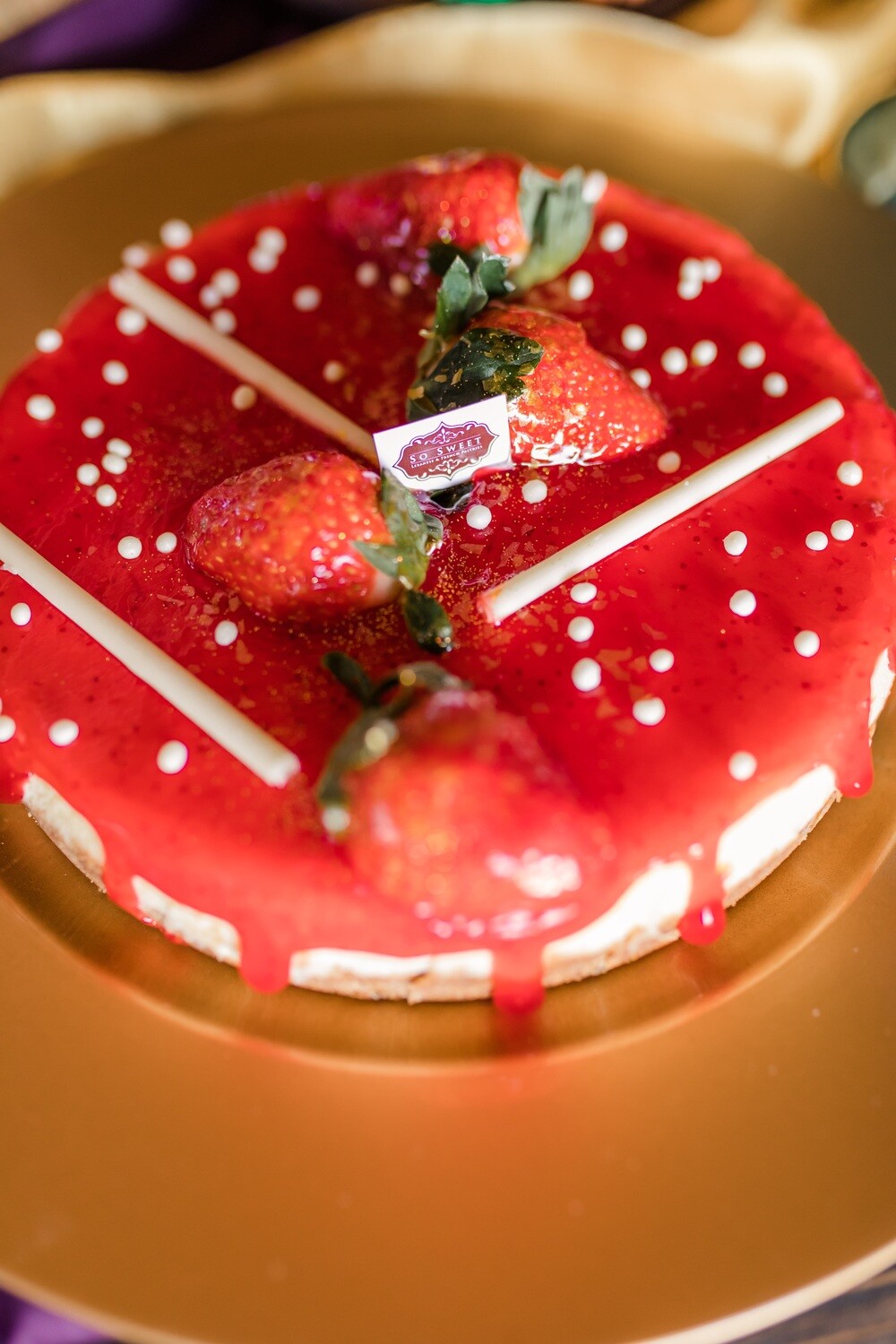 8&quot; Strawberry Cheesecake