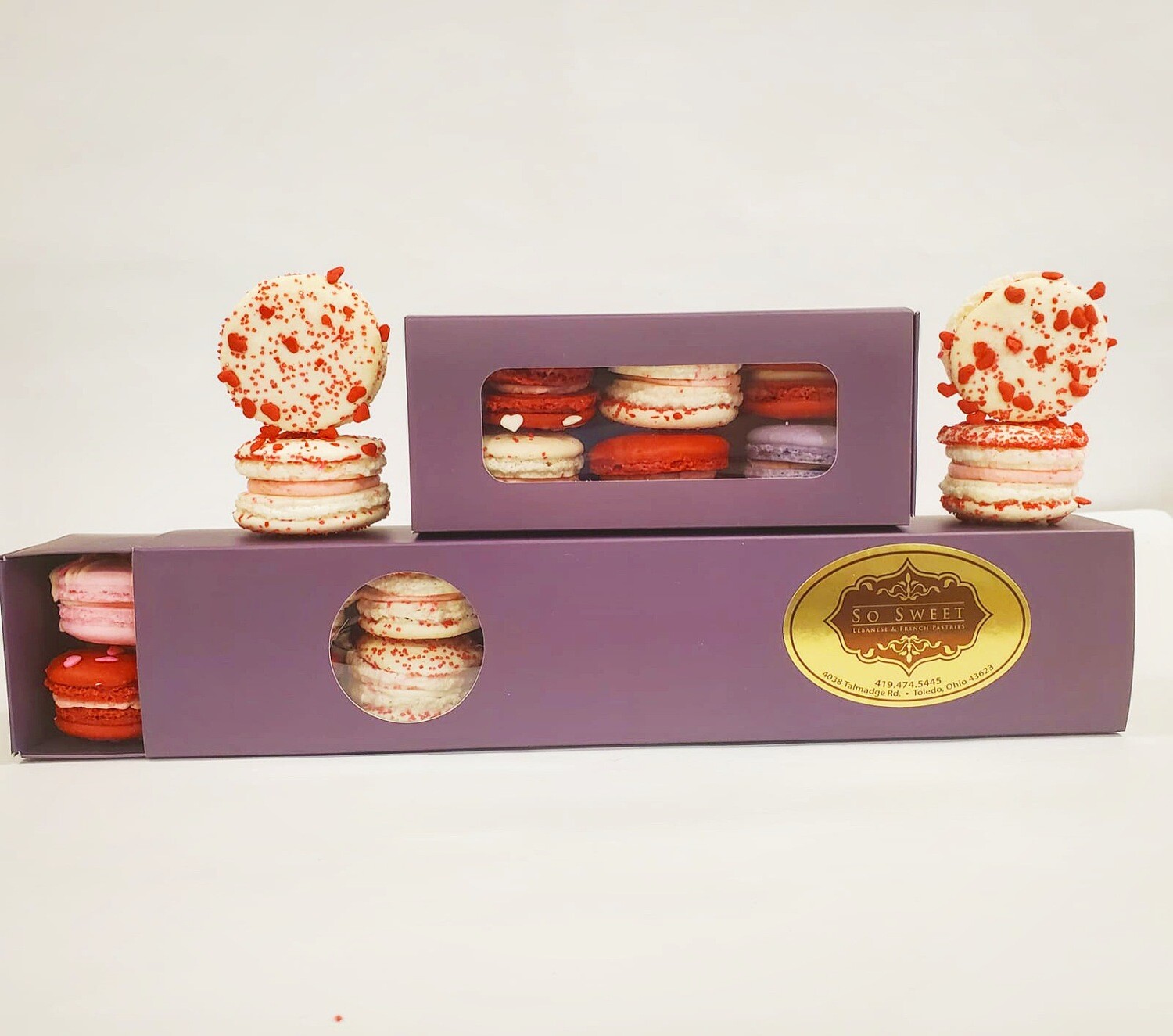 Valentine Macaron Box