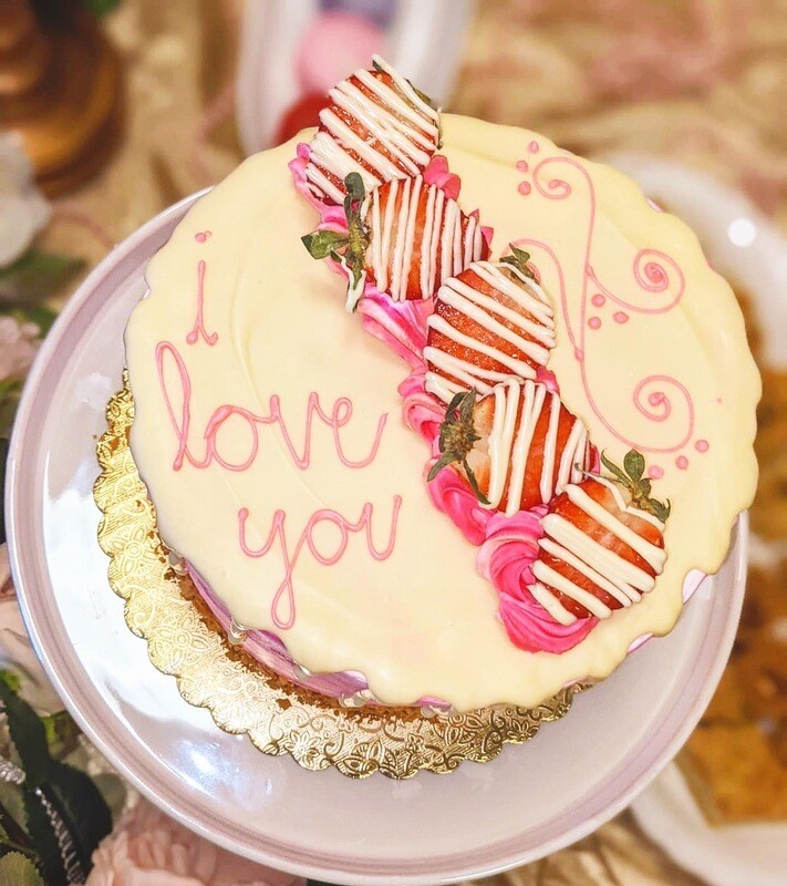 "I Love You" Cake