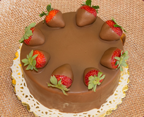 Chocolate Strawberry Cake