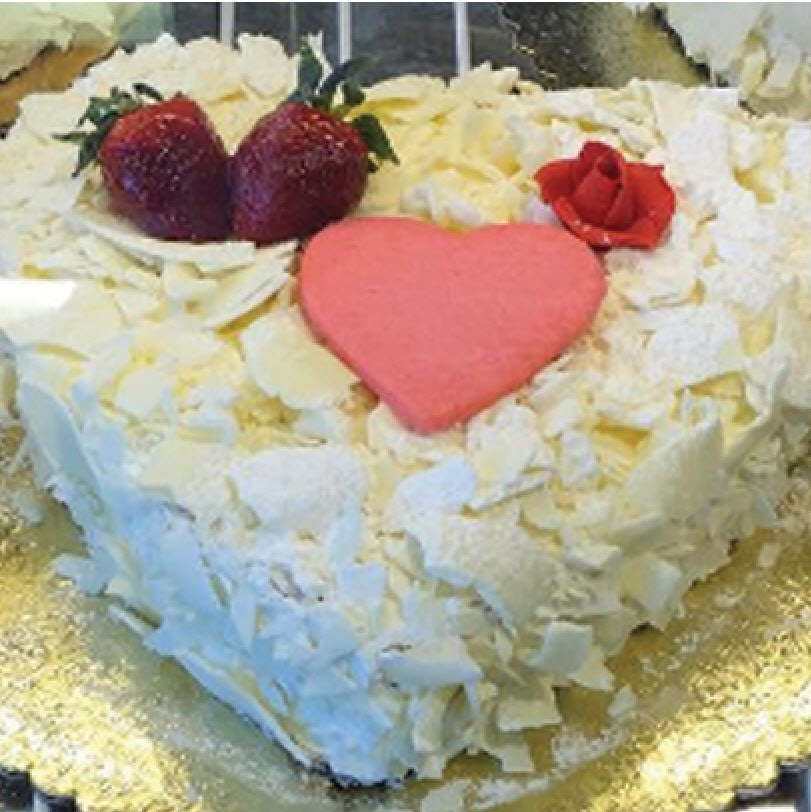 8 Inch Heart Shaped Cake
