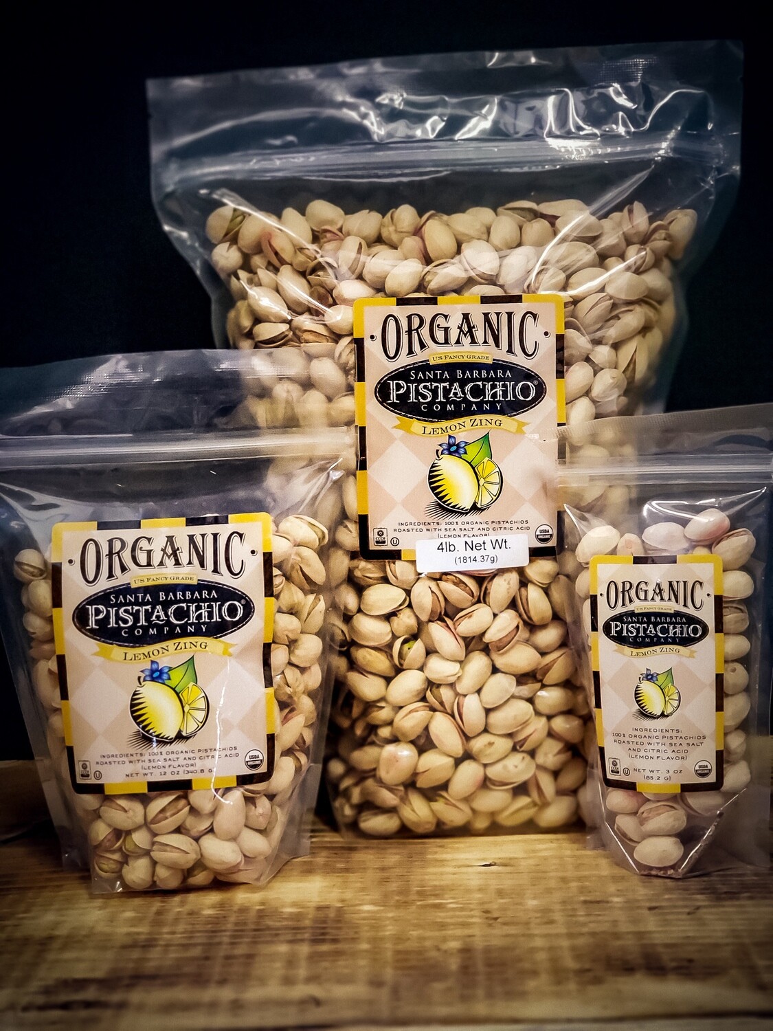 Lemon Zing Organic In-Shell Pistachios