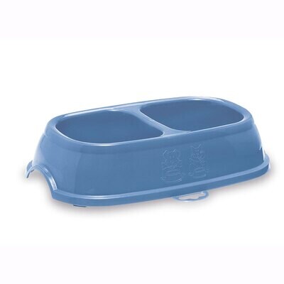 COMEDERO DOBLE PARA PERROS Y GATOS STEFANPLAST