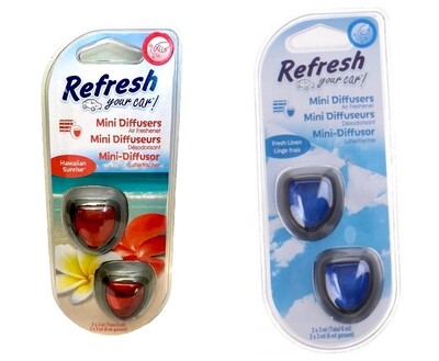 REFRESH YOUR CAR - 2 MINI DIFUSORES