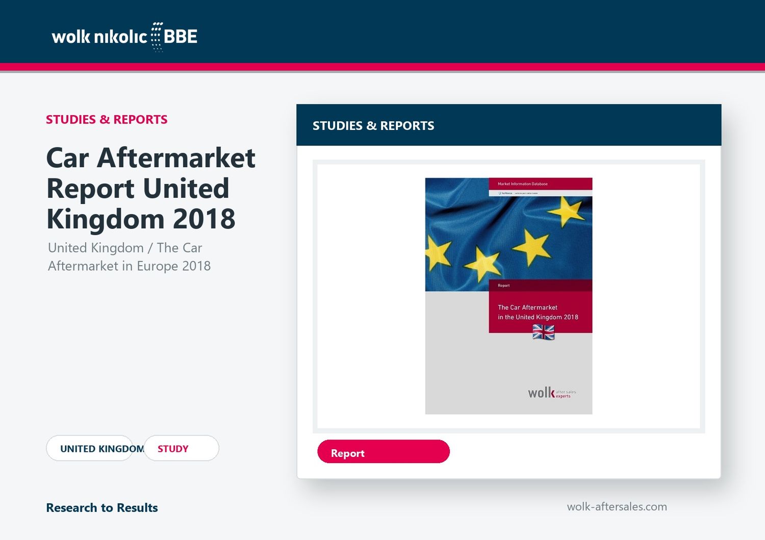 PKW Aftermarket Report Großbritannien 2018 PKW Aftermarket Report Großbritannien 2018