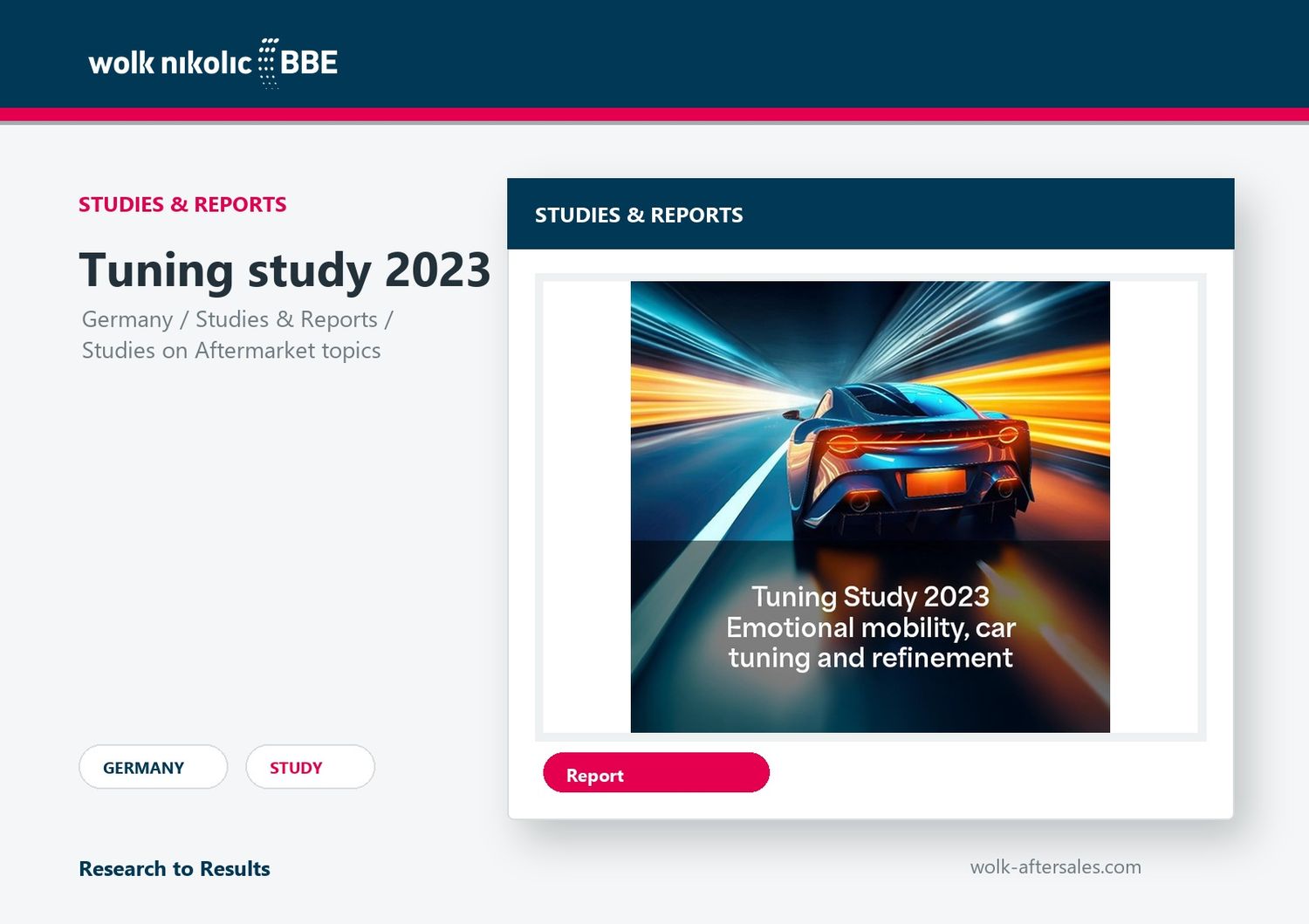 Tuning study 2023 Tuning study 2023