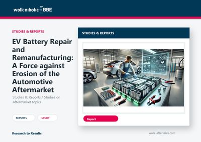 EV Battery Repair and Remanufacturing: A Force against Erosion of the Automotive Aftermarket EV Battery Repair and Remanufacturing: A Force against Erosion of the Automotive Aftermarket