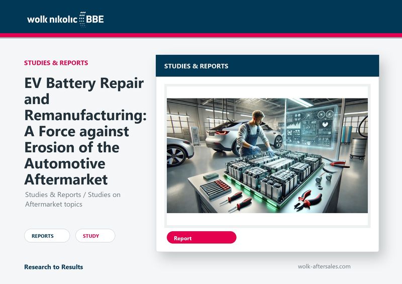 EV Battery Repair and Remanufacturing: A Force against Erosion of the Automotive Aftermarket EV Battery Repair and Remanufacturing: A Force against Erosion of the Automotive Aftermarket