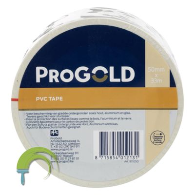 ProGold PVC Masking Tape Wit 55 mm x 33 m ProGold PVC Masking Tape Wit 55 mm x 33 m
