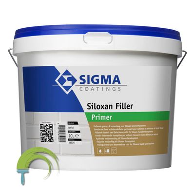 Sigma Siloxan Filler – apprêt façade – remplissage – siloxane – respirant – forte adhérence – 10L