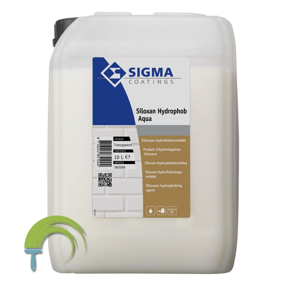 Sigma Siloxan Hydrophob Aqua – hydrofuge façade – protection eau et saleté – incolore – respirant – idéal pierre, béton, briq