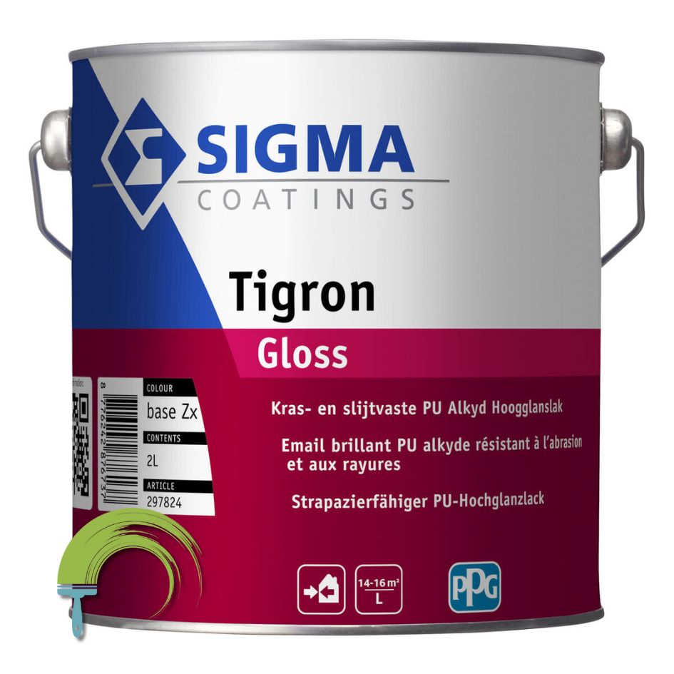 Sigma Tigron Gloss – duurzame hoogglans verf, kras- en slijtvast