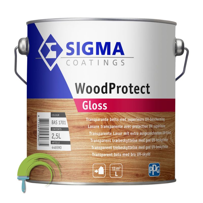 Sigma Woodprotect Gloss Sigma WoodProtect Gloss – transparante hoogglans beits voor houten kozijnen, ramen en deuren