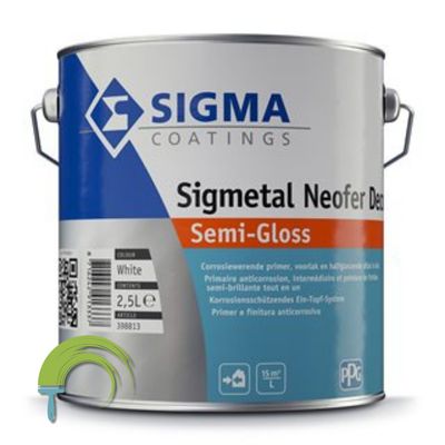 Sigma Sigmetal Neofer Decor Semi-Gloss – halfglans solventgedragen metaalverf met roestwering voor binnen en buiten