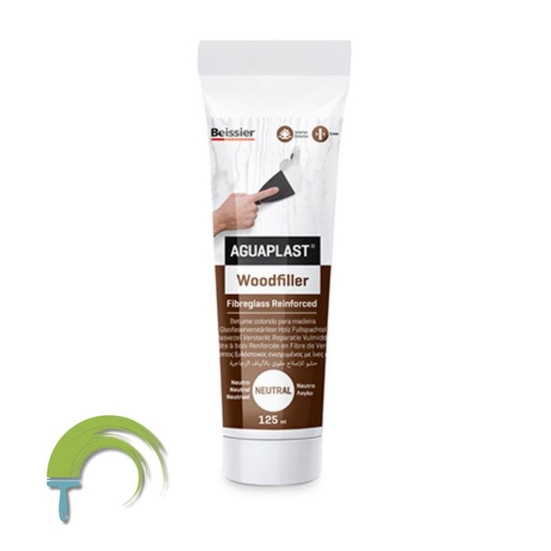 Aguaplast Woodfiller Neutre 125 ml – mastic à bois pour réparations jusqu’à 5 mm