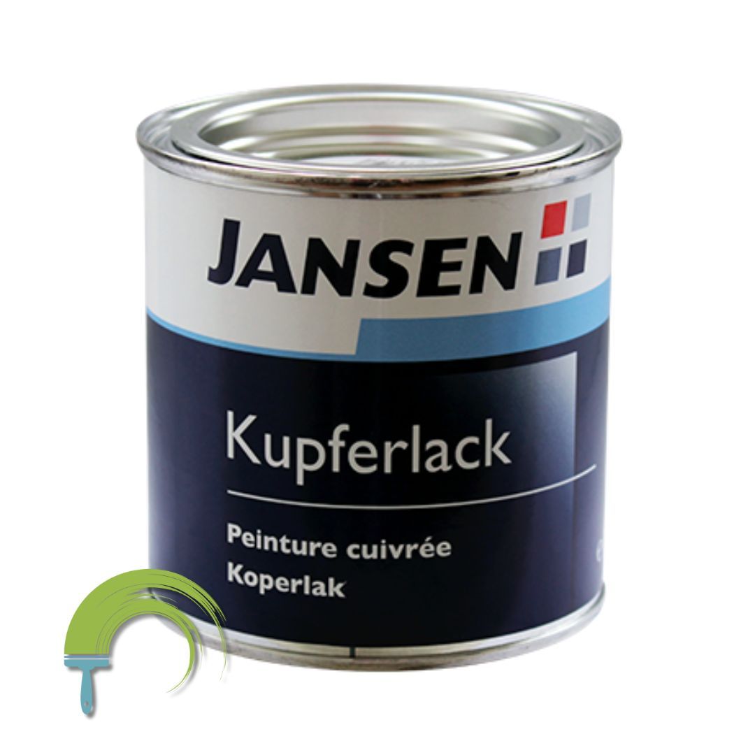 Jansen Koperlak koper zijdeglanzend effectlak 750ml – weerbestendig en roestwerend voor binnen en buiten