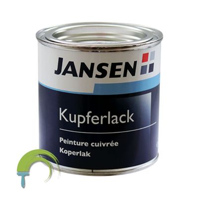 Jansen Koperlak koper zijdeglanzend effectlak 750ml – weerbestendig en roestwerend voor binnen en buiten