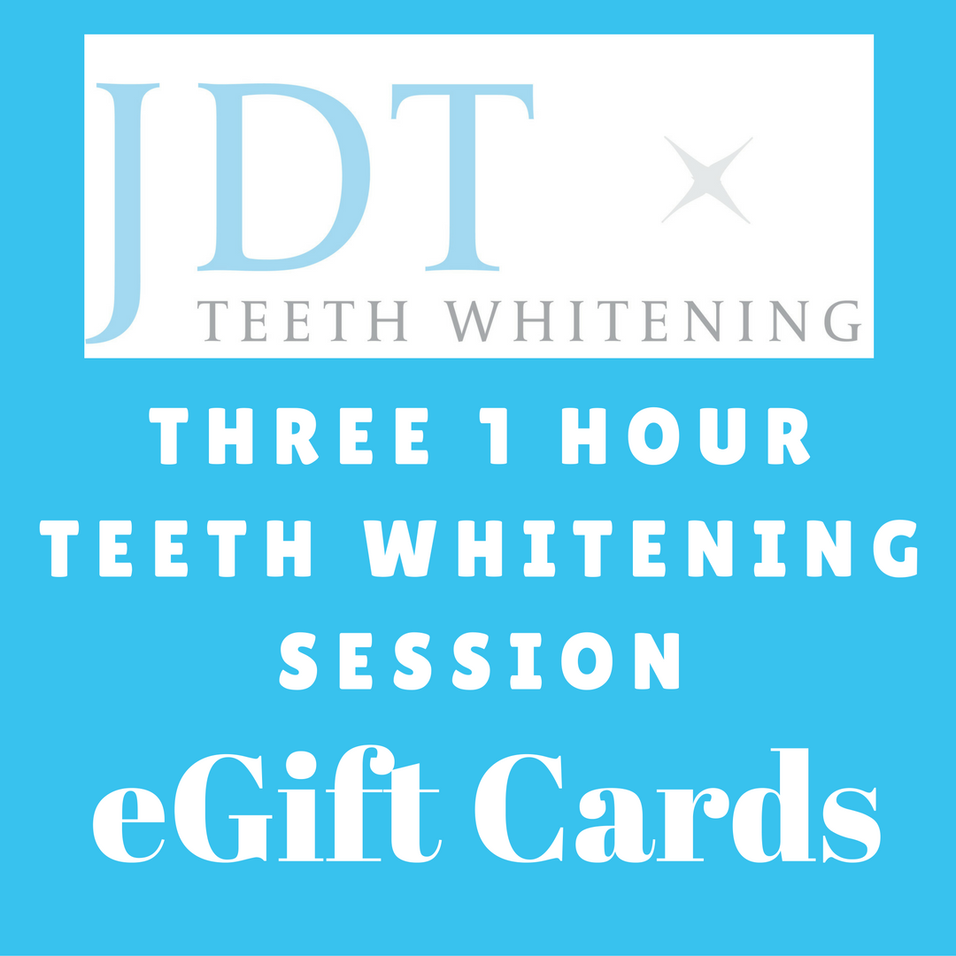 Pre-Paid Three 1 Hour Teeth Whitening Session Package