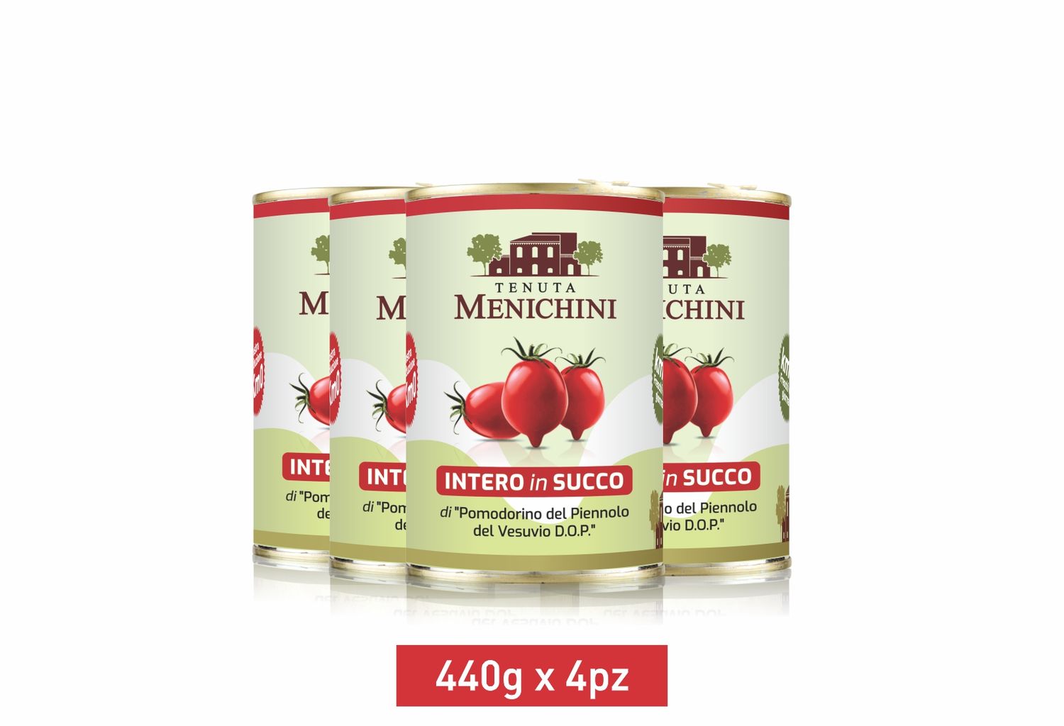 INTERO IN SUCCO - 4 pz da 440g