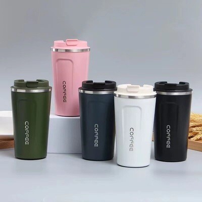 Stainless Steel Portable Coffee Mug with Temperature Display Insulated