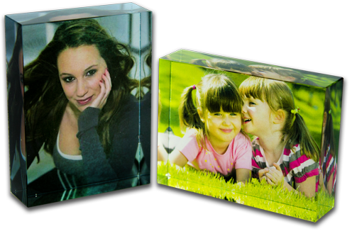 Medium Digitally printed Acrylic blocks