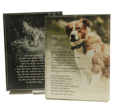 Small Digitally printed Acrylic blocks