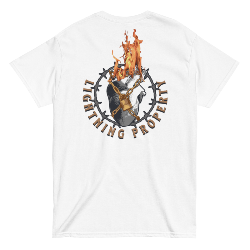 White Summer T-shirt Lightning Property