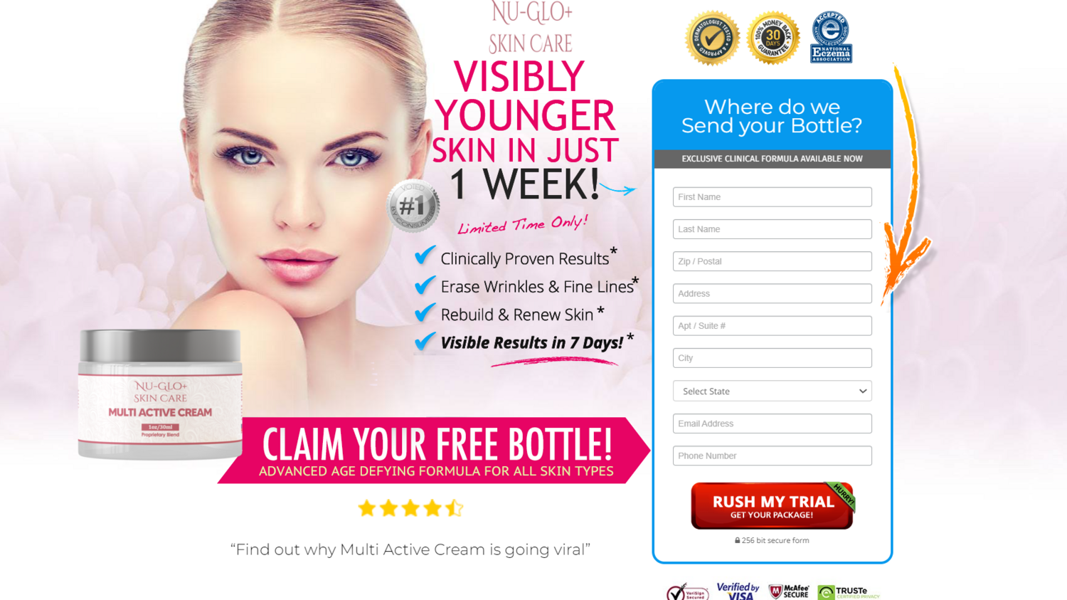 NU-GLO Multi Active Cream