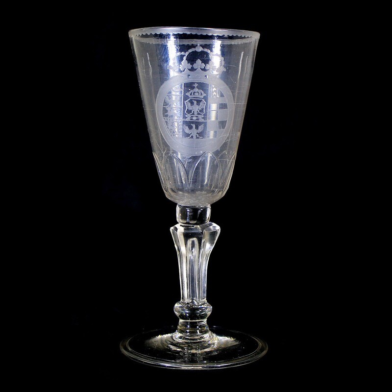 Cup with coat of arms of Friedrich Wilhelm I of Prussia, Central German around 1730