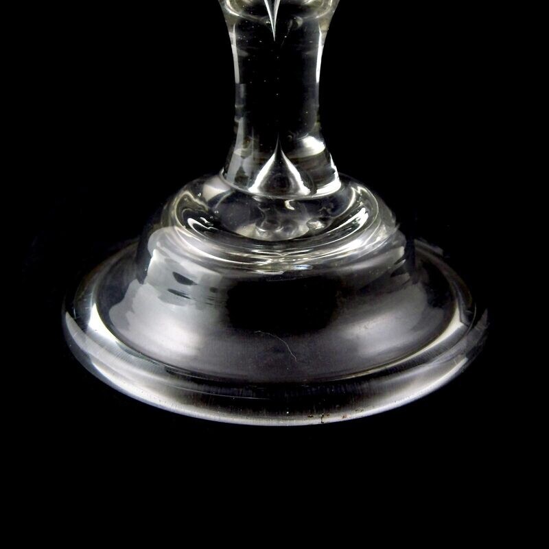 Lauenstein goblet with pierced air pearl &amp; gold rim, 2nd half of the 18th century