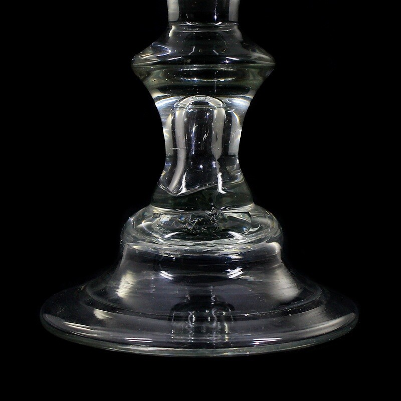 Lauenstein goblet with bell foot &amp; marked Air bubbles, 2nd half of the 18th century