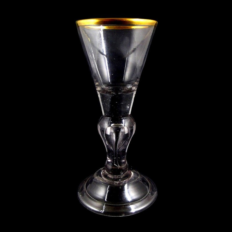 Lauenstein goblet with gold rim around 1770