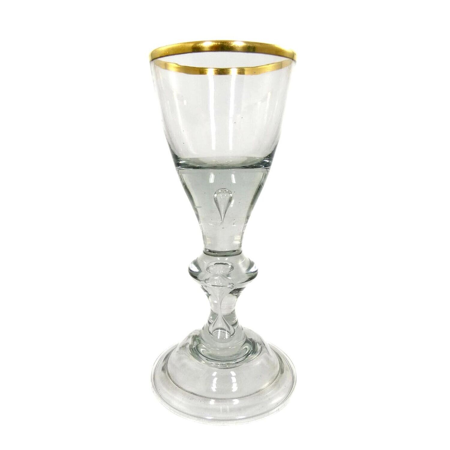 Lauenstein goblet with gold rim, 2nd half of the 18th century.