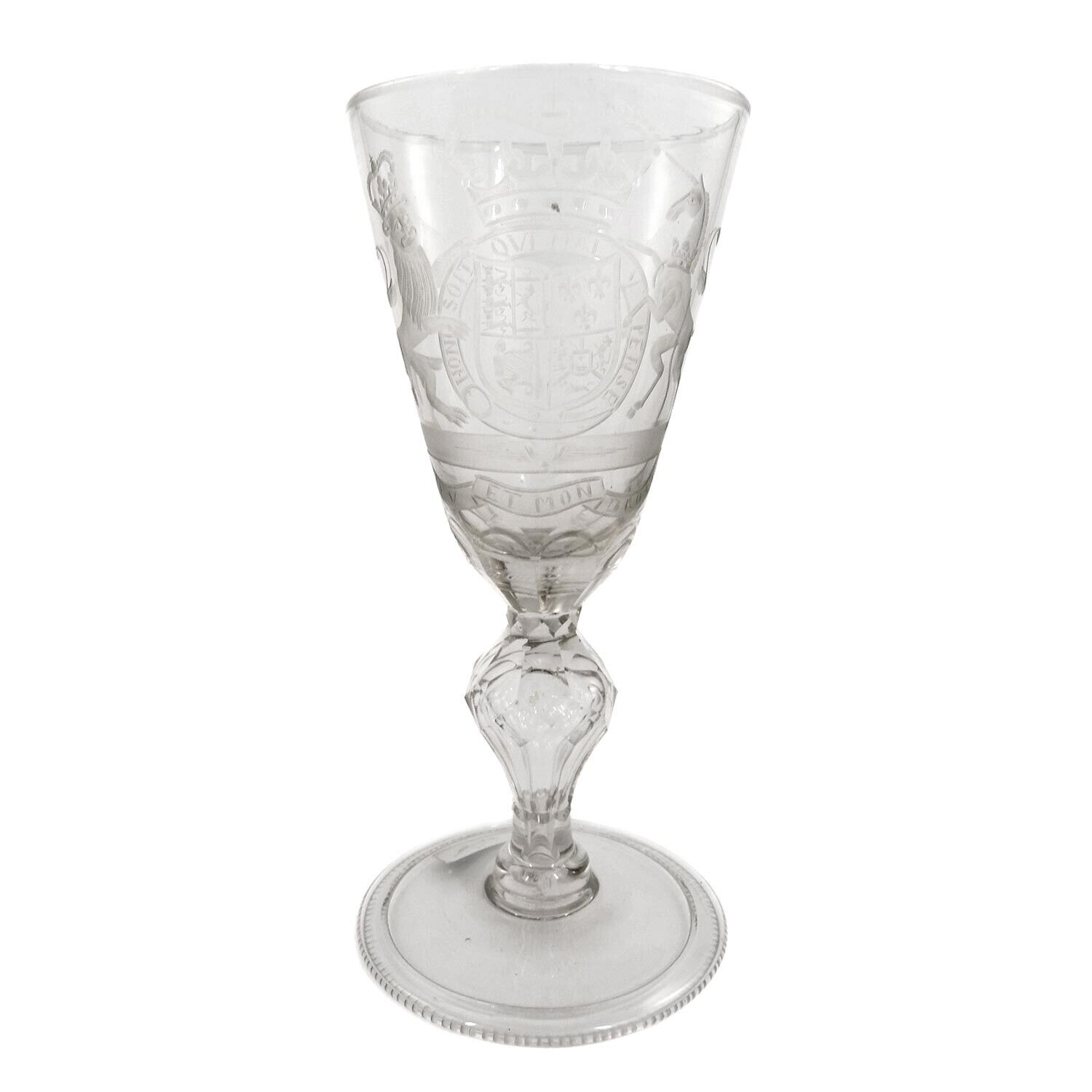 Cup with English-Hanoverian coat of arms, Princely Glass Manufactory at Schorborn
​
