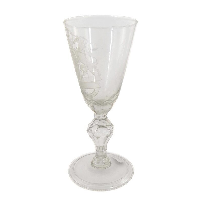 Cup with English-Hanoverian coat of arms, Princely Glass Manufactory at Schorborn
​