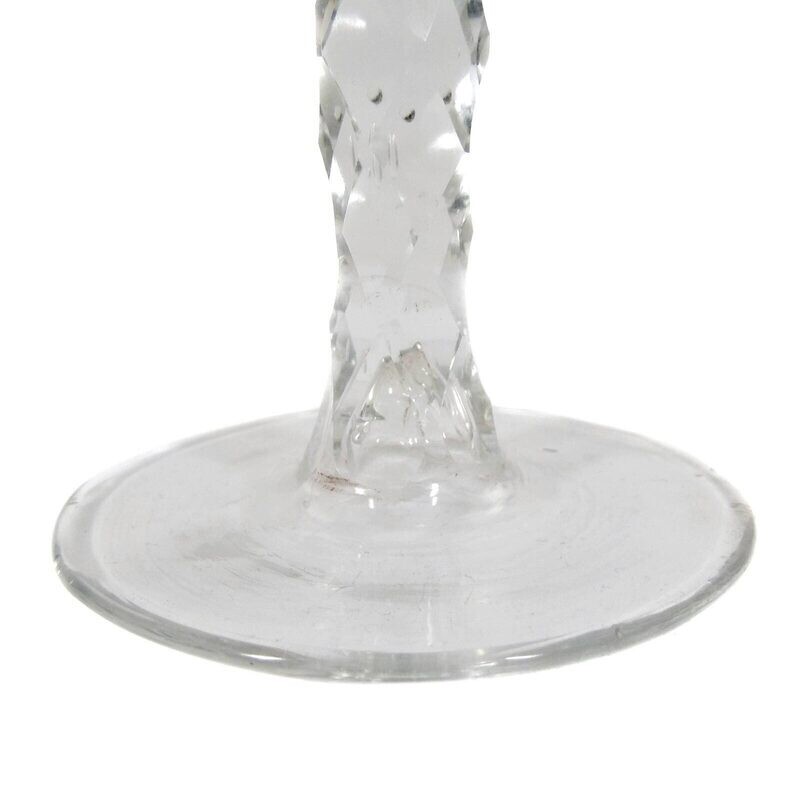 Goblet glass with polished gold painting around 1780-1800, Bakhmetyev Glass Manufactory