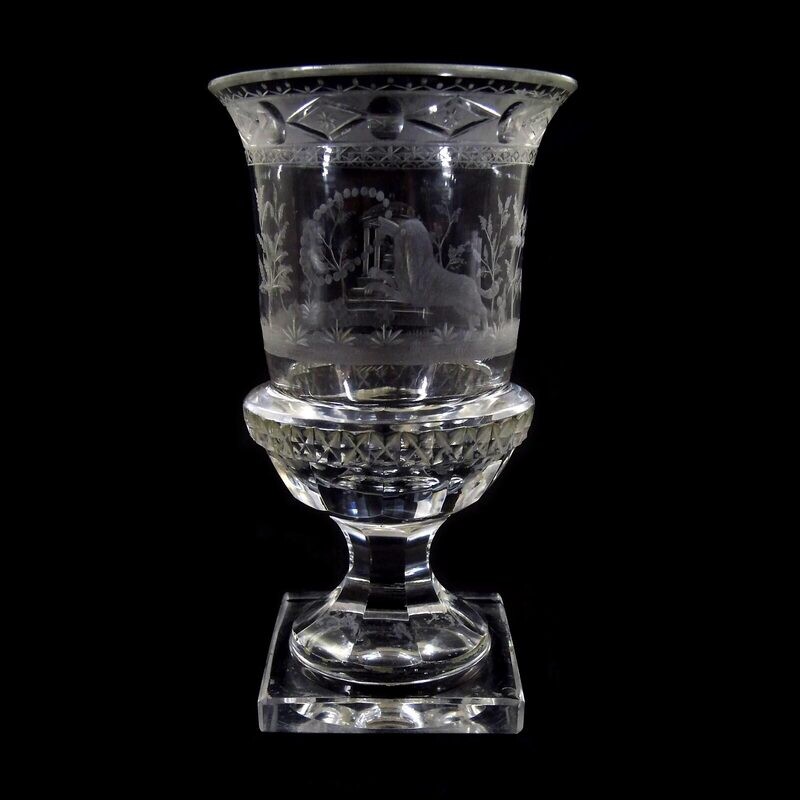 1st of 2nd small goblet / goblet with allegories, Charpentier Paris around 1830