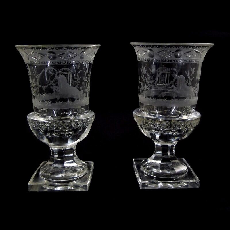 1st of 2nd small goblet / goblet with allegories, Charpentier Paris around 1830