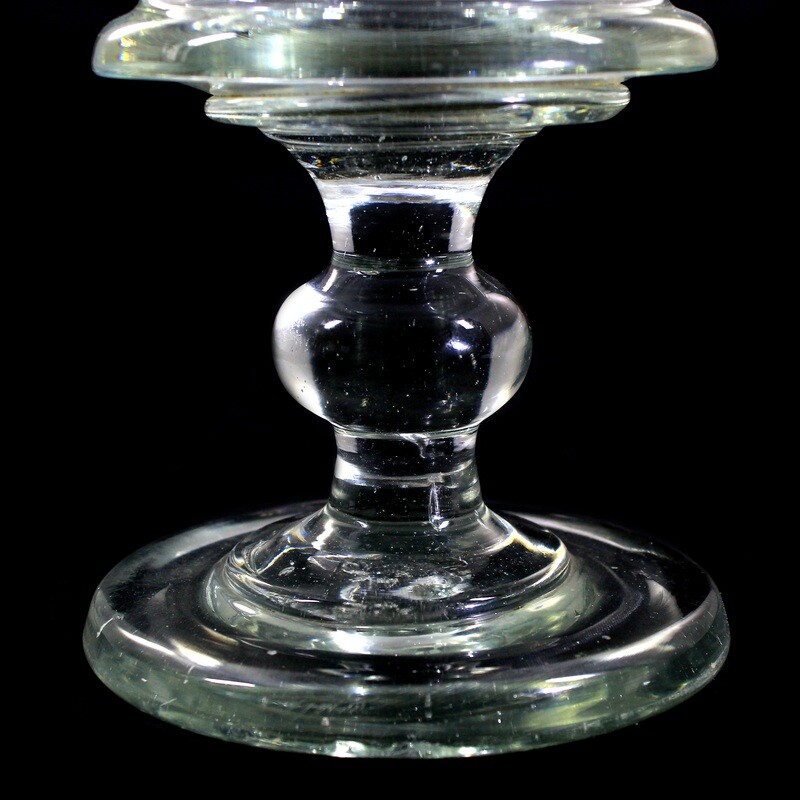 Large cup with a cut view &amp; roebuck, 2nd half of the 19th century.