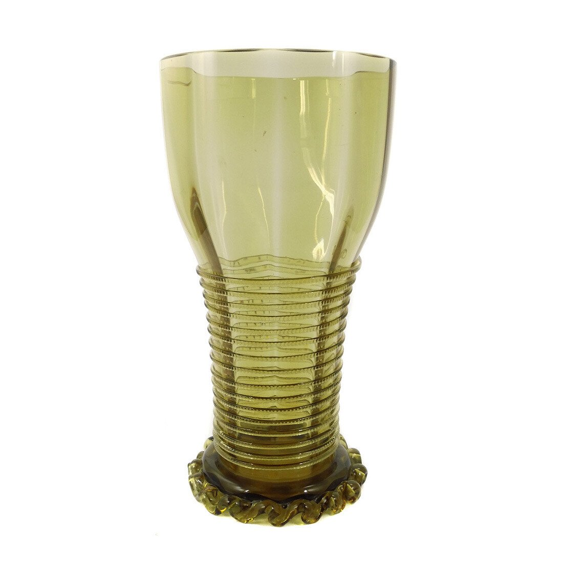 Large cup with pinched surrounding thread, Theresienthal around 1890-1900