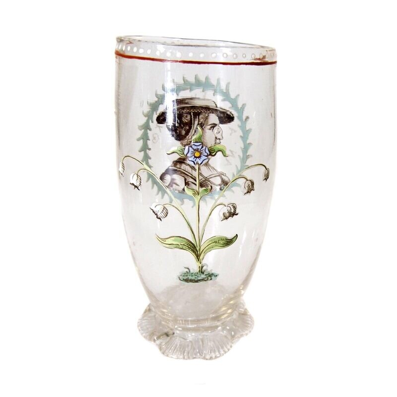 Mug depicting a personality, Heckert, painting by Vincenz Pohl