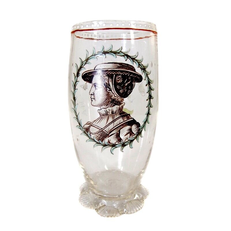 Mug depicting a personality, Heckert, painting by Vincenz Pohl