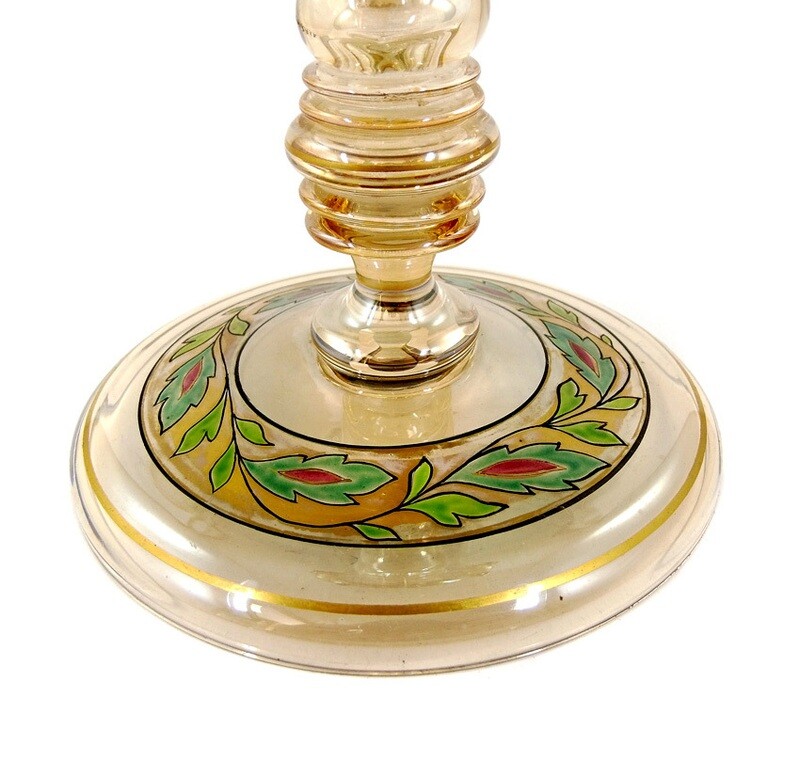 Lidded cup with opaque enamel painting, Fritz Heckert, Entw. Oskar Jummel