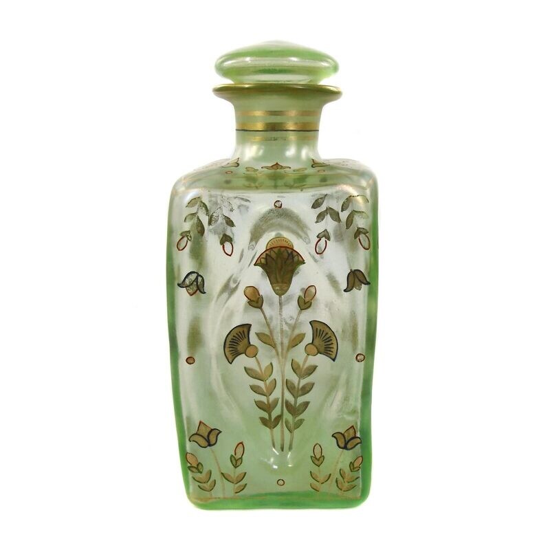 Carafe with Egyptian decor, Fritz Heckert, designed by Rade &amp; Thamm, Cairo, 1895