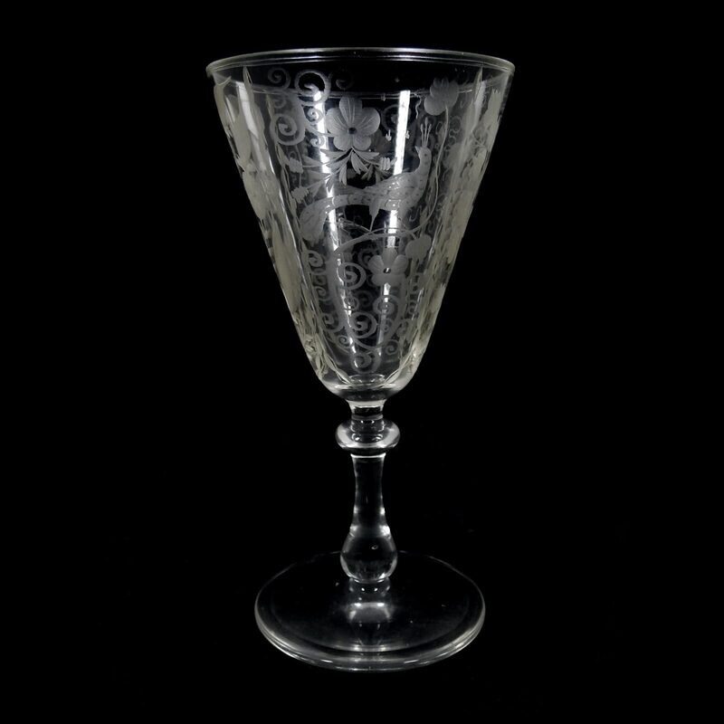 Goblet glass with a cut bowl in the Renaissance style, Lobmeyr