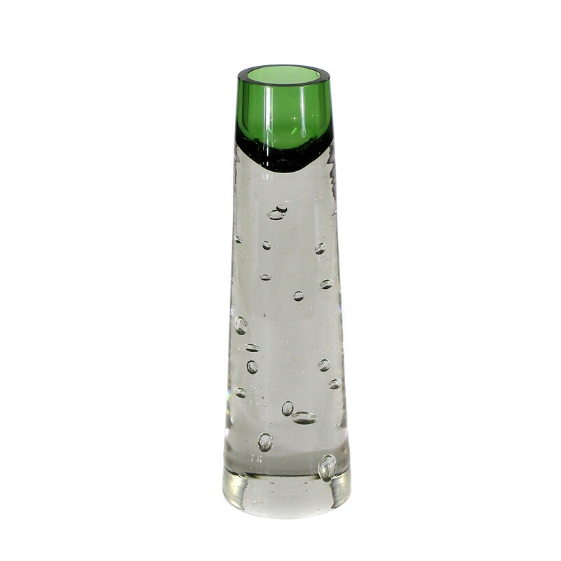 Very rare liqueur glass with a light green interior, Adolf Loos around 1902