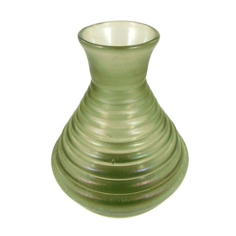 Cyprus glass vase from the Josephinenhütte around 1880-1900